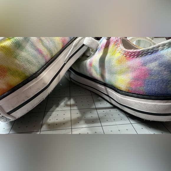 Converse All Star Toddler Little Kids Tie-Dye Pastel lace up Shoes *used* 9T - Picture 4 of 8